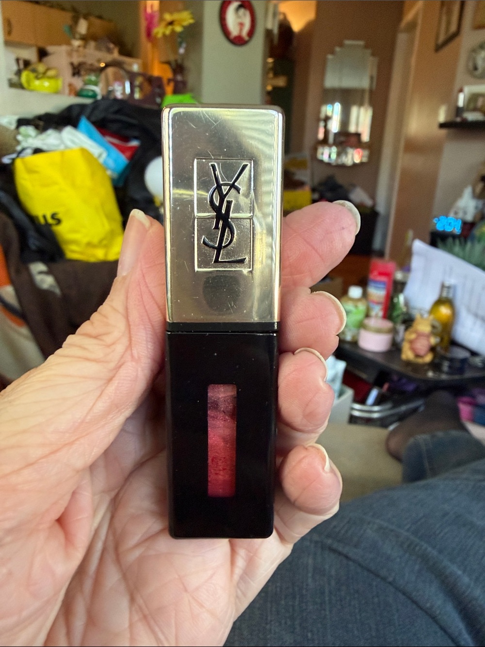 YSL Glossy Lip Stain in Shade 105. Brand new!